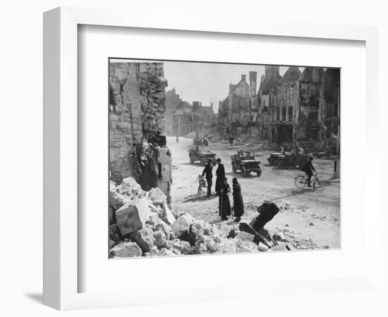 WWII Normandy Post Liberation-null-Framed Photographic Print