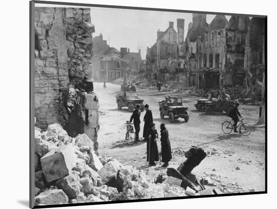 WWII Normandy Post Liberation-null-Mounted Photographic Print