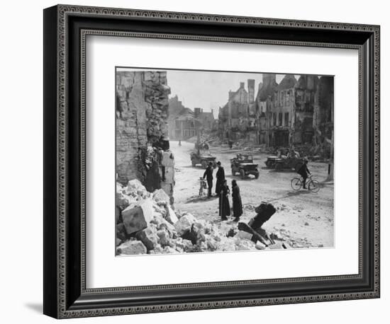 WWII Normandy Post Liberation-null-Framed Photographic Print