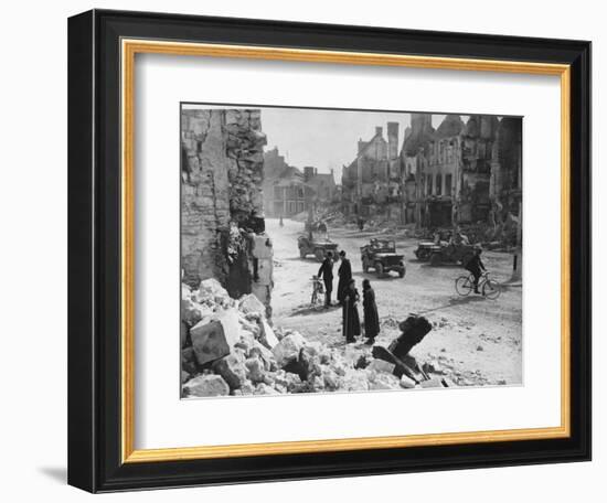 WWII Normandy Post Liberation-null-Framed Photographic Print