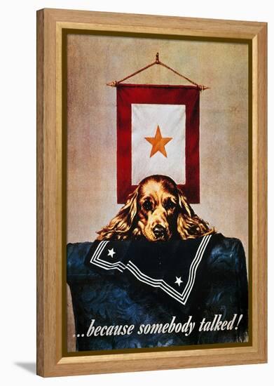 WWII: Propaganda Poster-null-Framed Premier Image Canvas