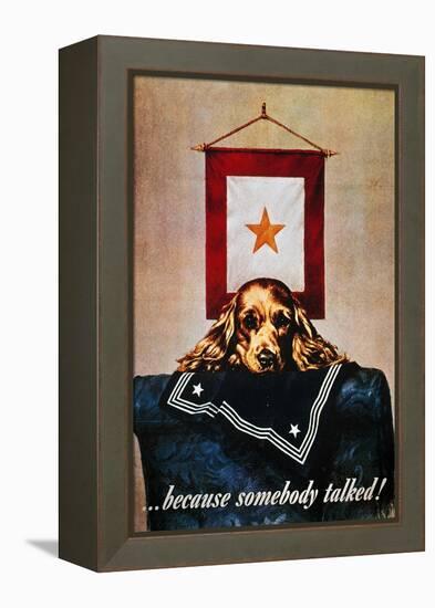 WWII: Propaganda Poster-null-Framed Premier Image Canvas