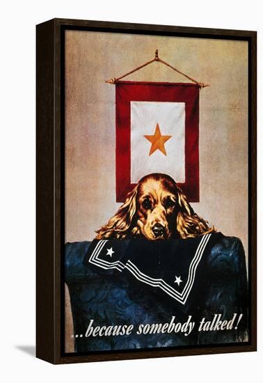 WWII: Propaganda Poster-null-Framed Premier Image Canvas