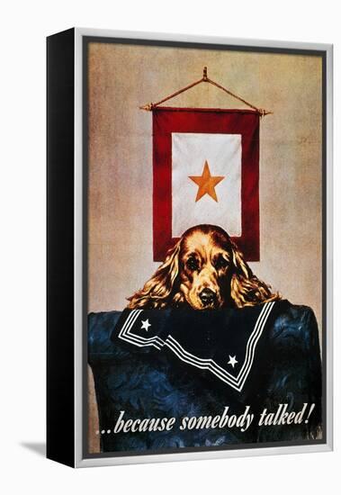 WWII: Propaganda Poster-null-Framed Premier Image Canvas