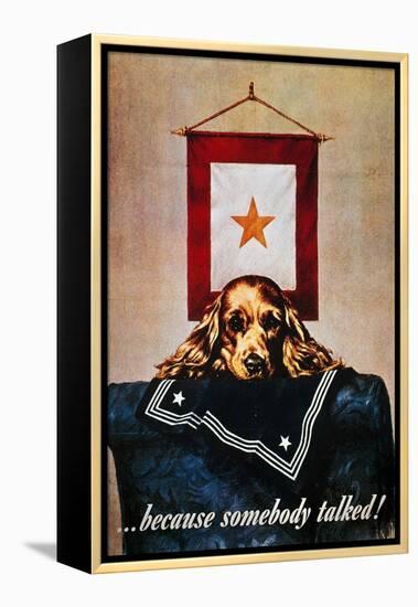 WWII: Propaganda Poster-null-Framed Premier Image Canvas