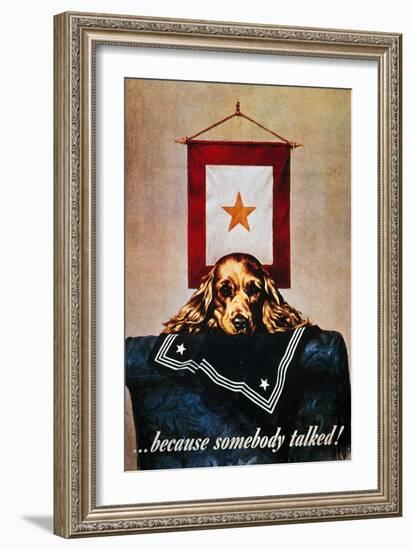 WWII: Propaganda Poster-null-Framed Giclee Print