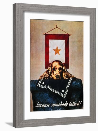WWII: Propaganda Poster-null-Framed Giclee Print