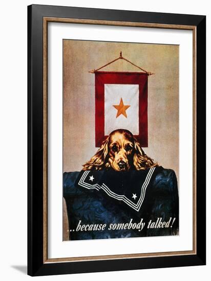 WWII: Propaganda Poster-null-Framed Giclee Print