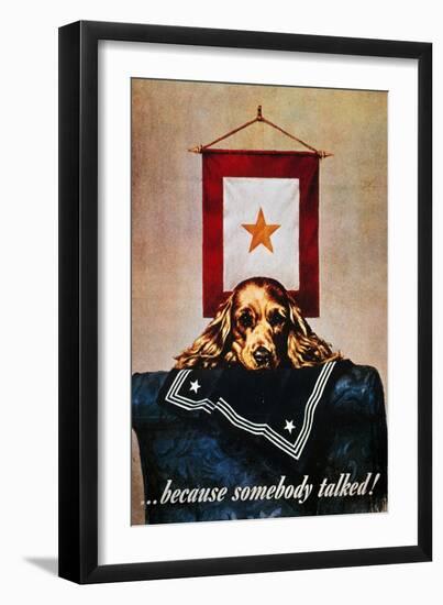 WWII: Propaganda Poster-null-Framed Giclee Print