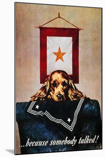WWII: Propaganda Poster-null-Mounted Giclee Print