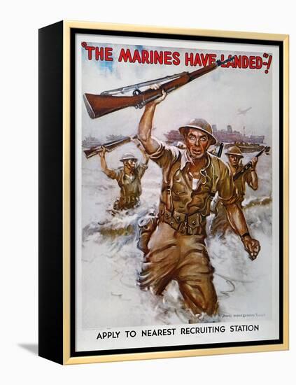 WWII Recruiting Poster-James Montgomery Flagg-Framed Premier Image Canvas