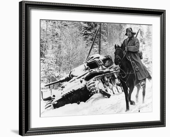 WWII Red Army Cavalry Rider-null-Framed Photographic Print