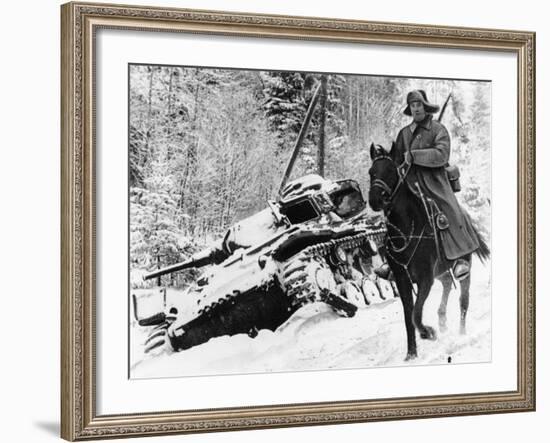 WWII Red Army Cavalry Rider-null-Framed Photographic Print