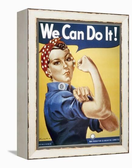 WWII: Rosie The Riveter-null-Framed Premier Image Canvas