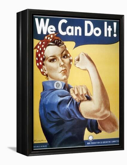 WWII: Rosie The Riveter-null-Framed Premier Image Canvas