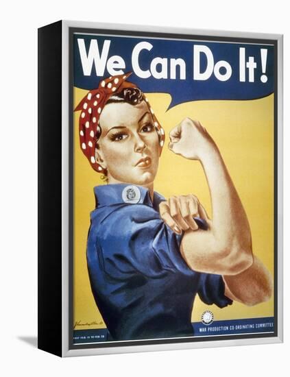 WWII: Rosie The Riveter-null-Framed Premier Image Canvas