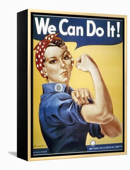 WWII: Rosie The Riveter-null-Framed Premier Image Canvas