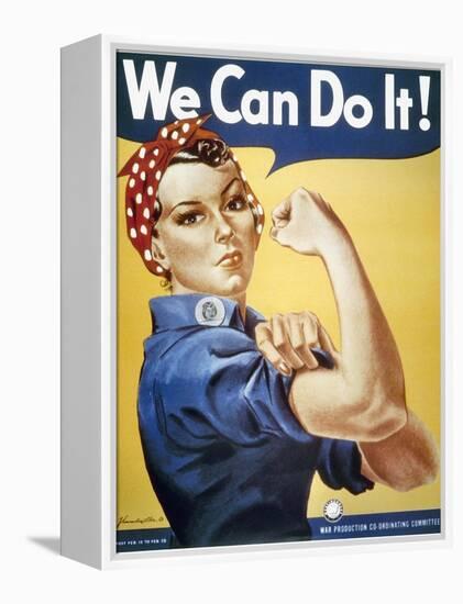 WWII: Rosie The Riveter-null-Framed Premier Image Canvas