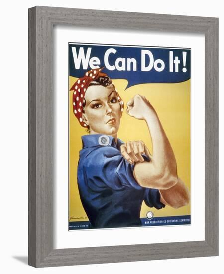 WWII: Rosie The Riveter-null-Framed Giclee Print