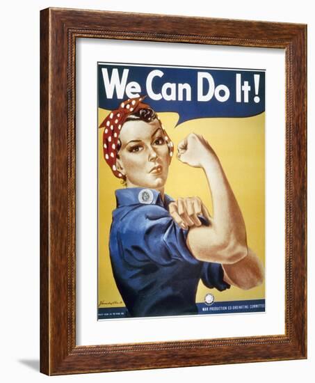 WWII: Rosie The Riveter-null-Framed Giclee Print