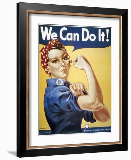 WWII: Rosie The Riveter-null-Framed Giclee Print