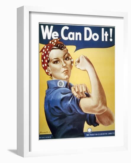 WWII: Rosie The Riveter-null-Framed Giclee Print