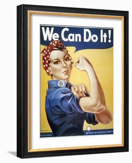 WWII: Rosie The Riveter-null-Framed Giclee Print