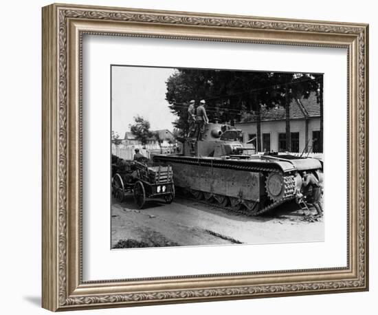 WWII Soviet Tanks in Ukraine 1941-Roth-Framed Photographic Print