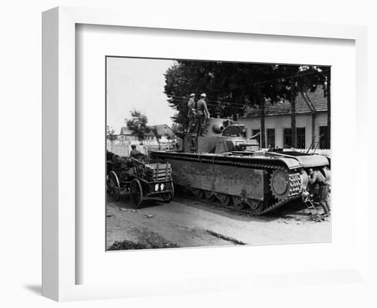 WWII Soviet Tanks in Ukraine 1941-Roth-Framed Photographic Print