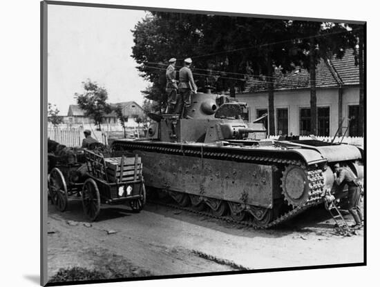 WWII Soviet Tanks in Ukraine 1941-Roth-Mounted Photographic Print