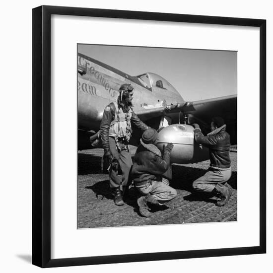 WWII: Tuskegee Airmen, 1945-Toni Frissell-Framed Giclee Print