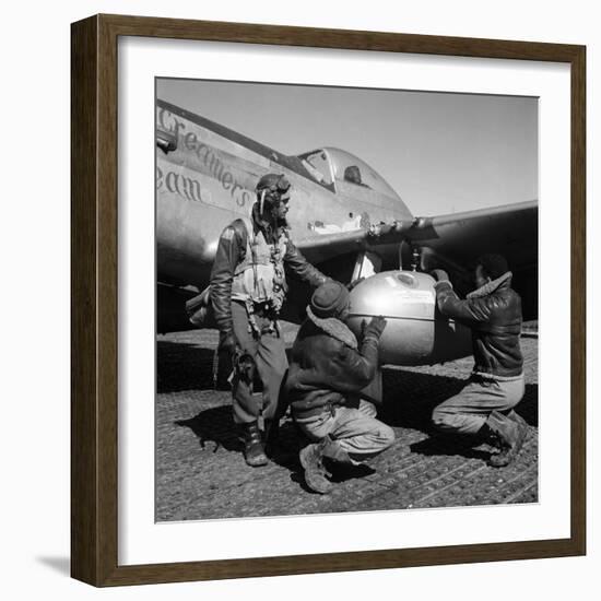 WWII: Tuskegee Airmen, 1945-Toni Frissell-Framed Giclee Print