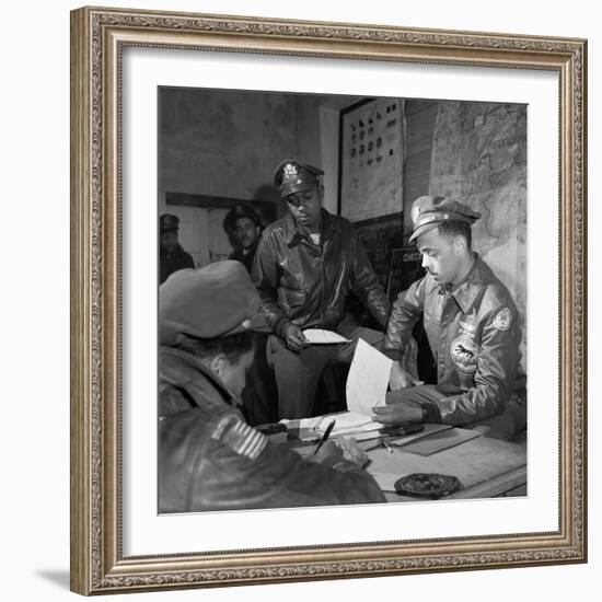 WWII: Tuskegee Airmen, 1945-Toni Frissell-Framed Giclee Print