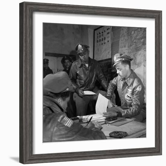 WWII: Tuskegee Airmen, 1945-Toni Frissell-Framed Giclee Print