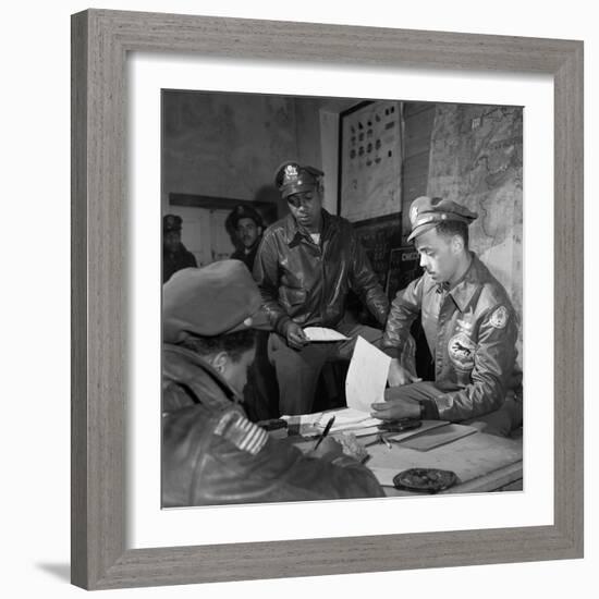 WWII: Tuskegee Airmen, 1945-Toni Frissell-Framed Giclee Print