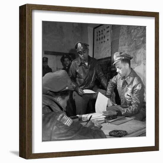 WWII: Tuskegee Airmen, 1945-Toni Frissell-Framed Giclee Print