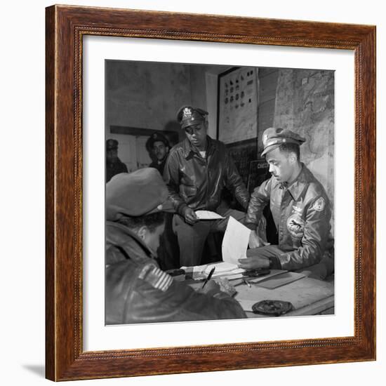 WWII: Tuskegee Airmen, 1945-Toni Frissell-Framed Giclee Print