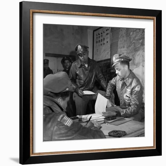 WWII: Tuskegee Airmen, 1945-Toni Frissell-Framed Giclee Print