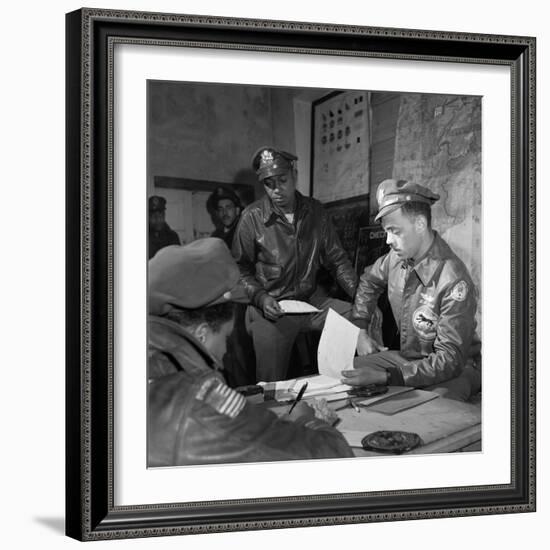 WWII: Tuskegee Airmen, 1945-Toni Frissell-Framed Giclee Print