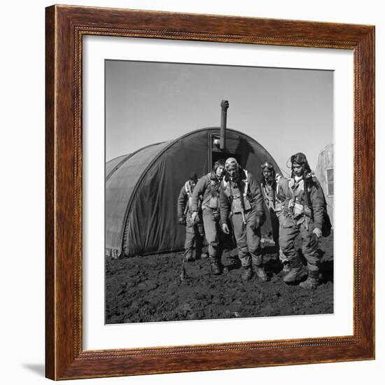 WWII: Tuskegee Airmen, 1945-Toni Frissell-Framed Giclee Print