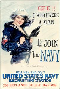 WWII US Navy I Wish I Were a Man
