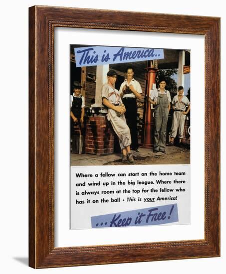 WWII: Us Poster, 1942-null-Framed Photographic Print