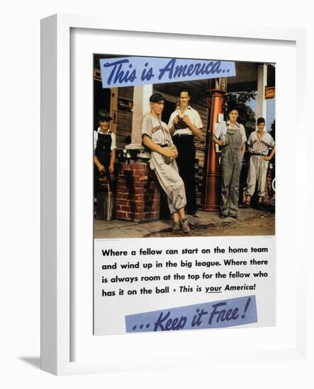 WWII: Us Poster, 1942-null-Framed Photographic Print