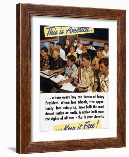 WWII: Us Poster, 1942-Fred G. Korth-Framed Photographic Print