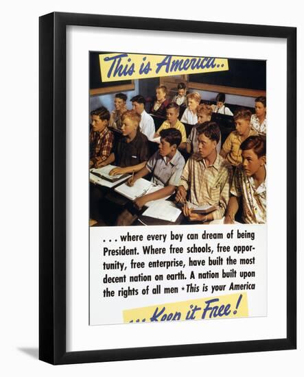 WWII: Us Poster, 1942-Fred G. Korth-Framed Photographic Print