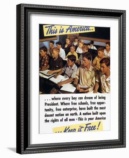 WWII: Us Poster, 1942-Fred G. Korth-Framed Photographic Print