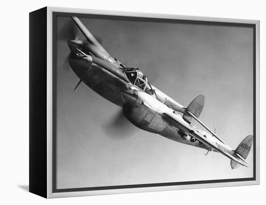 WWII USAF P 38 1945-null-Framed Premier Image Canvas