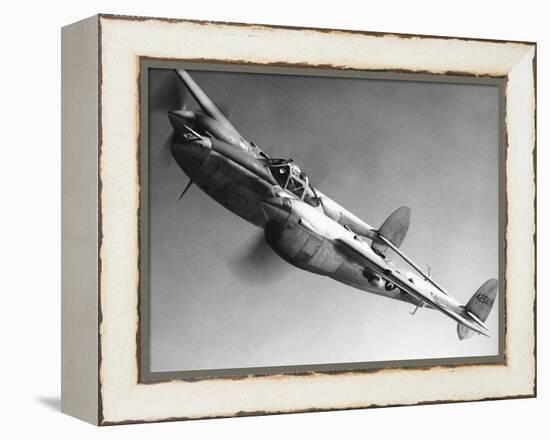 WWII USAF P 38 1945-null-Framed Premier Image Canvas