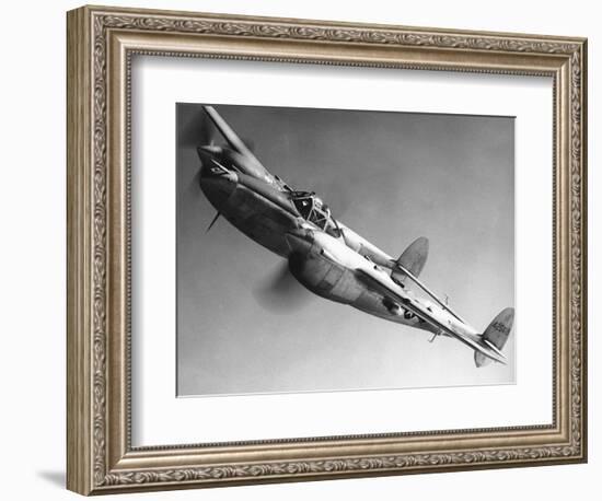 WWII USAF P 38 1945-null-Framed Photographic Print