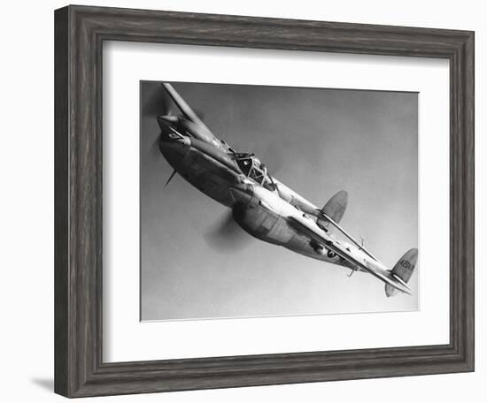 WWII USAF P 38 1945-null-Framed Photographic Print